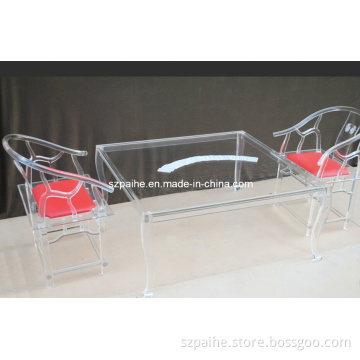 Plexiglass Square Coffee Table